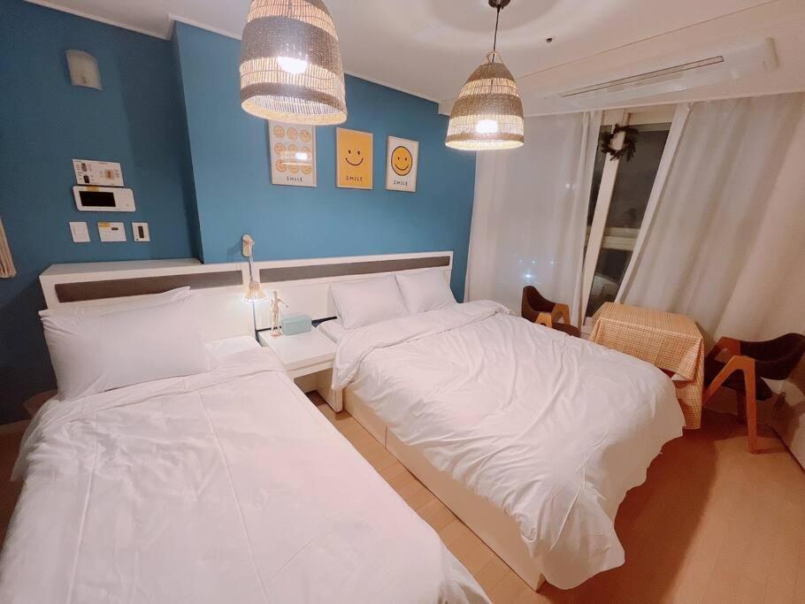 Haeundae Beach Stay #2Min Walk #2Beds Busan Exterior photo